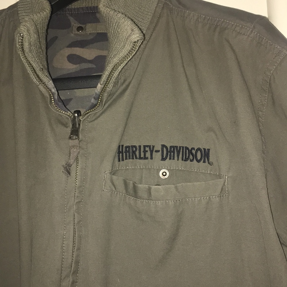 NEW-Harley Davidson Reversible Jacket